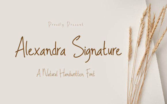 Alexandra Signature: A Delightful Script Font