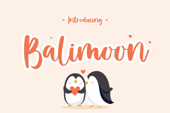 Balimoon: A Stylish Script Font for Modern Marketing