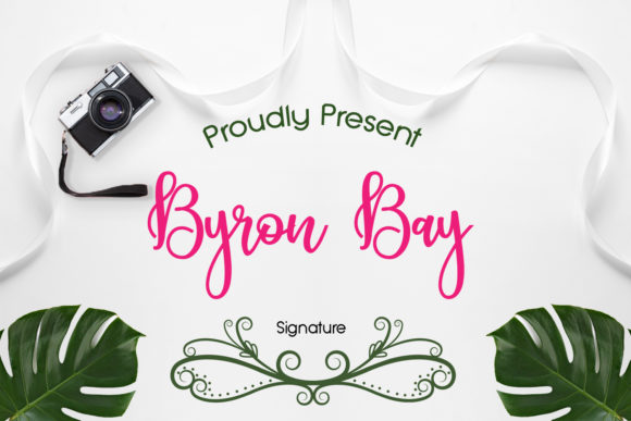 Byron Bay Font: Handmade Elegance