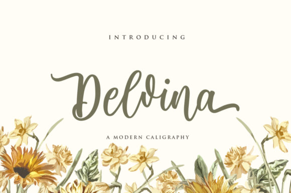 Delvina: A Flowing Script for Web Design