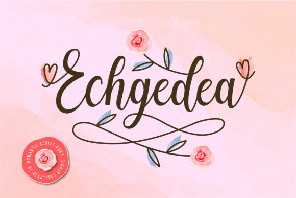 Echgedea: A Romantic Script Font for Business