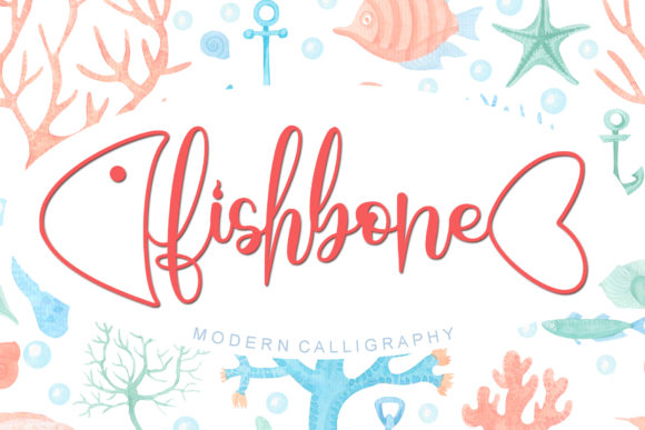 Fishbone Font: Flowing Elegance for Makers