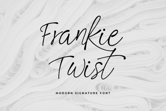 Frankie Twist Font: Elegant Script for Creative Projects