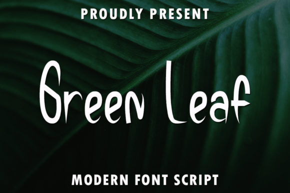 Green Leaf: A Handwritten Font for Elegant Design