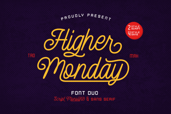 Higher Monday Font: Trendy Script for Digital Marketing