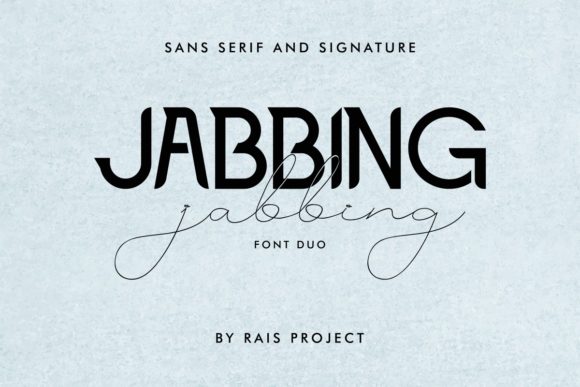 Jabbing: A Script Font for Web Design