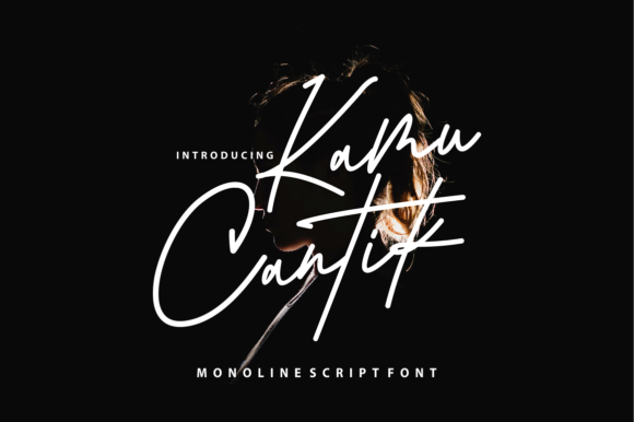 Kamu Cantik: A Creative Script Font