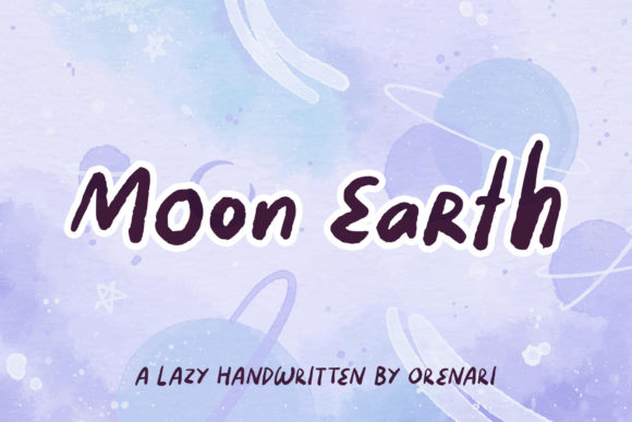 Moon Earth Font: Organic Script for Digital Marketing