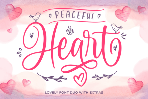 Peaceful Heart Font Review