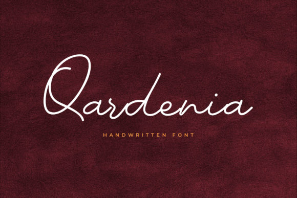 Qardenia: A Refined Script Font