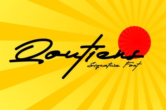 Qoutiens: A Fun Handwritten Font