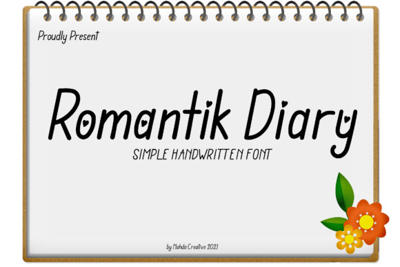 Romantic Diary: A Handwritten Font for Editorial Magic