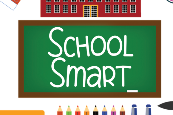 School Smart Font for Creative Design