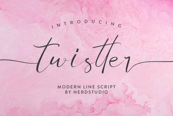 Twistter: A Classy Handwritten Font