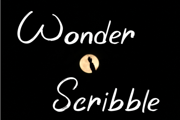 Wonder Scribble: A Handwritten Font for Creative Projects